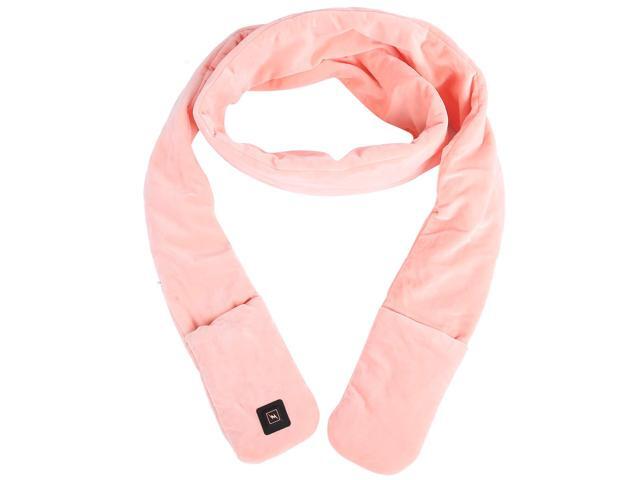 Winter USB Powered Electric Heating Scarf with 3 Temperature Control, Heated Neck Warmer for Women and Men, Crystal Super Soft Velvet Heated Scarf...