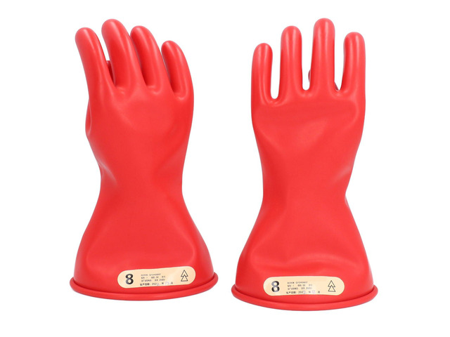 Electrician Insulated Gloves 2.5KV, High Voltage Safety Gloves, Premium Latex Linemen Work Gloves with 1.8mm Thickness for Electrical Contractors...