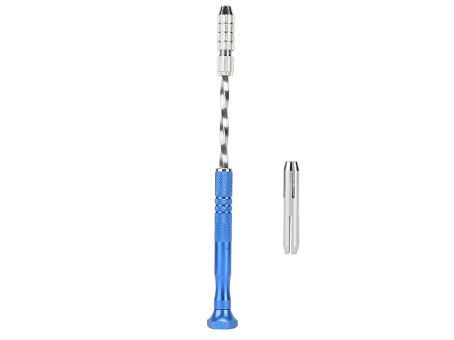 Hand Twist Drill Pin Vise, Professional Watch Repair Hand Drill, Precision Jewelry Making Tool with Alloy Chuck for Watchmakers and DIY Crafters