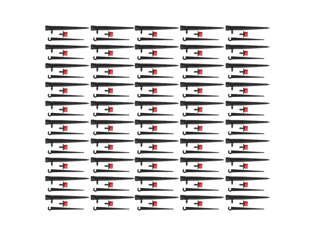 150PCS Drip Irrigation Kit, Garden Watering System with 8 - Hole Drippers, ABS Drip Emitters for Vegetable Garden, Lawn, Terrace, and Roof Cooling