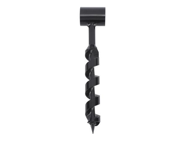 Manual Auger High Speed Steel Handmade Wood Auger, Multifunctional Hand Drill Bit for Camping Survival Shelter Construction, Garden Spiral Earth...