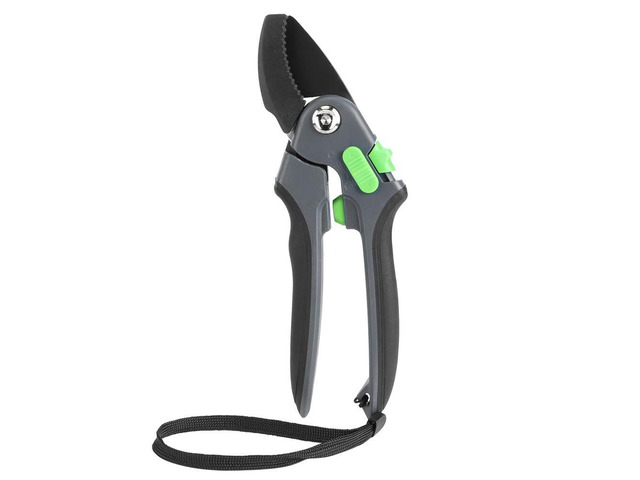Steel Garden Pruning Shears, Labor - Saving Pruning Scissors for Fruit Trees and Branches, SK5 Steel Blade with Safety Lock, Ergonomic Handle for...