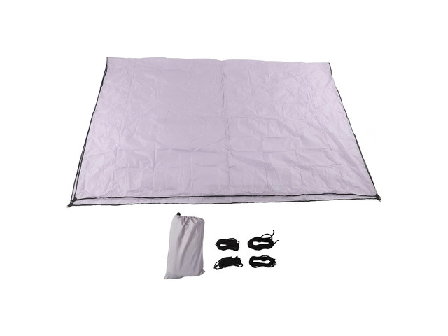 Rectangle UV Block Sun Shade Canopy, Outdoor Sun Shade Sail with 98% UV Protection, Canvas Blackout Fabric Shade for Patios Lawns Gardens Pools...