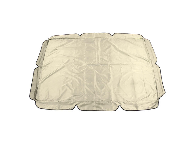 Swing Canopy 600D Silver Coated Oxford Cloth Swing Top Cover, Outdoor Swing Porch Roof Replacement with Protection and Windproof Straps for Garden...