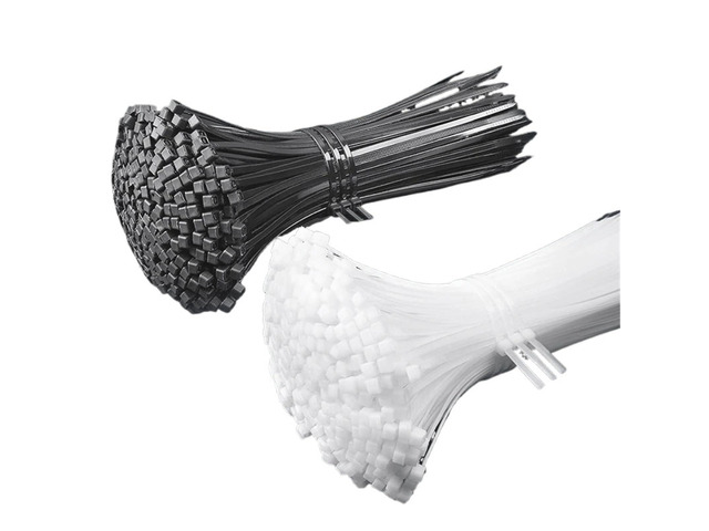 Zip Ties 1000PCS Cable Ties Self Locking Zip Heavy Duty Wire Rope Organizer Strong Plastic Strap Set For Home Office Light Industrial(3x150mm (white))