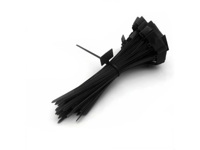 Zip Tie Tags 100pcs 4x150mm Easy Mark Color Nylon Self-locking Cable Ties Plastic Loop with Tag Markers Cable Zip Ties For Logistics Use Backpack...