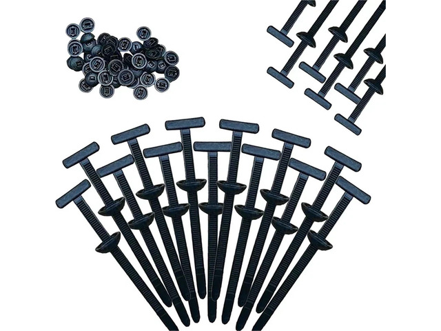 Nylon Universal Cable Tie Buckle 1000pcs Nylon Universal Cable Tie Buckle Self-Locking Zip Ties Holder With Pin Button Multipurpose For Car Daily...