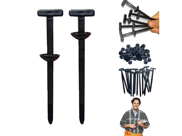 Nylon Universal Cable Tie Buckle Nylon Universal Cable Tie Buckle Self-Locking Zip Ties Holder With Pin Button Multipurpose For Car Daily Repair...