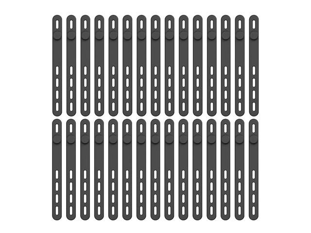Silicone Rubber Bands 80Pcs Silicone Cable Ties Adjustable Straps Cord Organizer Reusable Management for Bundling and Fasten For Money Crafts Mail...