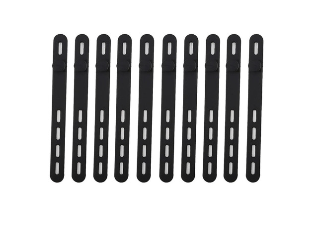 Silicone Rubber Bands 60PCS Silicone Cable Ties Assorted Color Reusable Heavy Duty Organizer Management for Fastening Cords and Wires For Money...