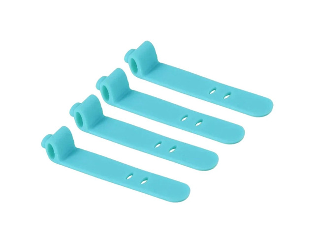 Silicone Rubber Bands 200Pcs Mobile Phone Cable Winder Earphone Clip Charger Cord Organizer Management Silicone Wire Fixer Holder Belt For Money...