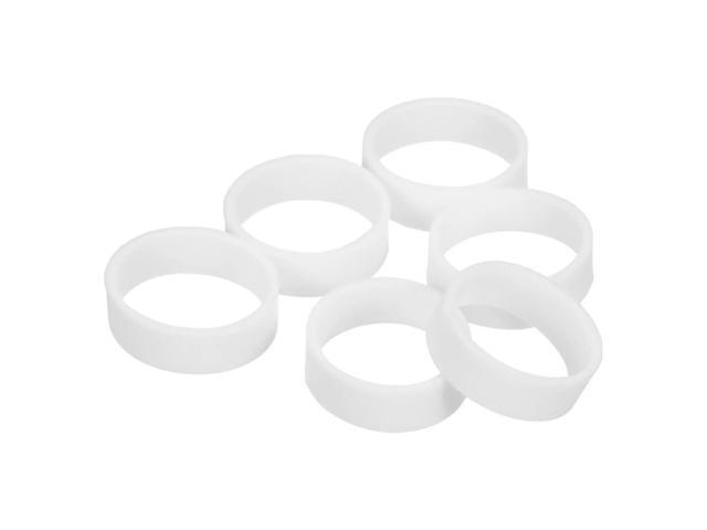 Silicone Rubber Bands 200Pcs Silicone Rubber Bands Rings Cable Ties Strong Elastic Non-Slip Cord Wrapping Bag Wraps Multicolor For Money Crafts...