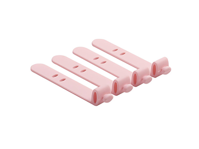 Silicone Rubber Bands 200Pcs Snap On Silicone Cable Organizer Reusable Cord Holder Wire Management Wrap for Headphone Mouse Charger Protector For...