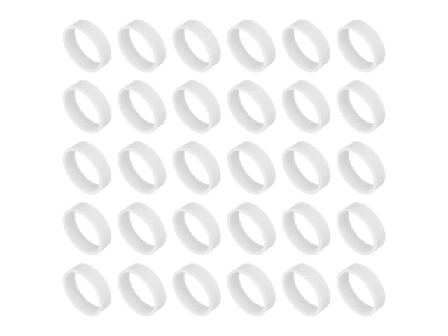 Silicone Rubber Bands 200Pcs Silicone Rubber Bands Rings Cable Ties Strong Elastic Non-Slip for Cord Wrapping Bag Wraps For Money Crafts Mail...