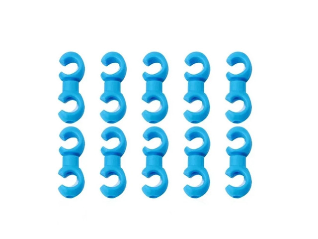 Bike Cable Clips 500 PCS Bicycle Brake Lines Hose Hook Clips Bike Cross Cable Tidy Ties Holder Guid Buckle Clip
