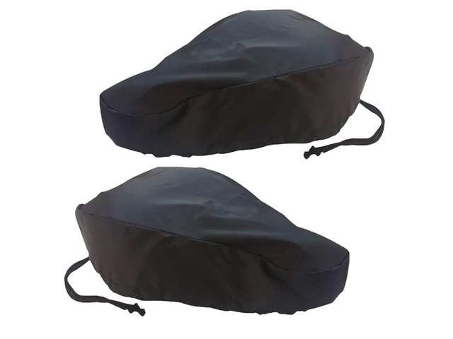 2pcs Waterproof Bike Saddle Rain Covers with Drawstring, 420d Black Protective Seat Covers for Mountain and Road Bikes, Bicycle Saddle Rain...