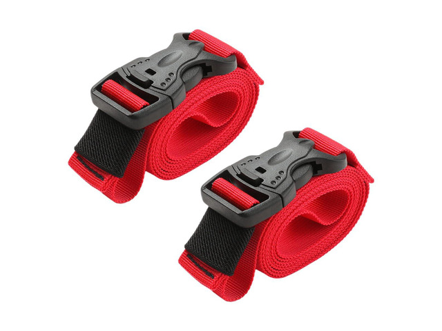 2pcs Nylon Fixing Straps with Quick Release Buckle Heavy Duty Camping Buckle Luggage Straps 1.5m for Outdoor Travel and Suitcase Securing