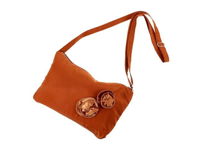 Crossbody Bag for Women Vintage Canvas Shoulder Purse Summer Messenger Bag Floral Decor Lightweight Casual Handbag for Travel and Daily Use