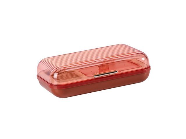 Portable Mini Jewelry Box for Travel, Small Necklace and Earrings Organizer Case in Red Brown, Compact Trinket Storage with Lid for Women
