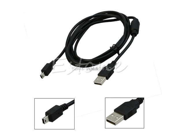 1.8M ForSony PS3 Controller Charger Cable Wireless Move PDA USB Charging Cord Z07
