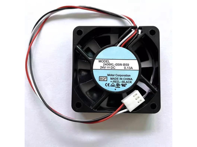 DC24V 0.13A 2406KL-05W-B59 6015 6cm 3-wire inverter cooling fan