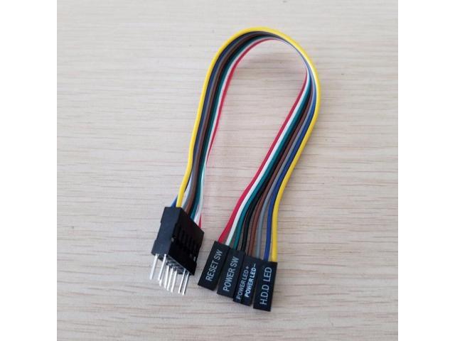 8Pin Power Switch DuPont Adapter Cable for ATX Motherboard to forLenovo PC Host Case Front Panel 20cm
