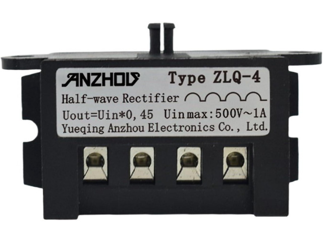 1PCS Type ZLQ-4-QB Full Wave Rectifier 270V2A Motor Brake Module Brake Rectifier Power Supply ZLQB-4(ZLQ-4 AC500 DC225V)