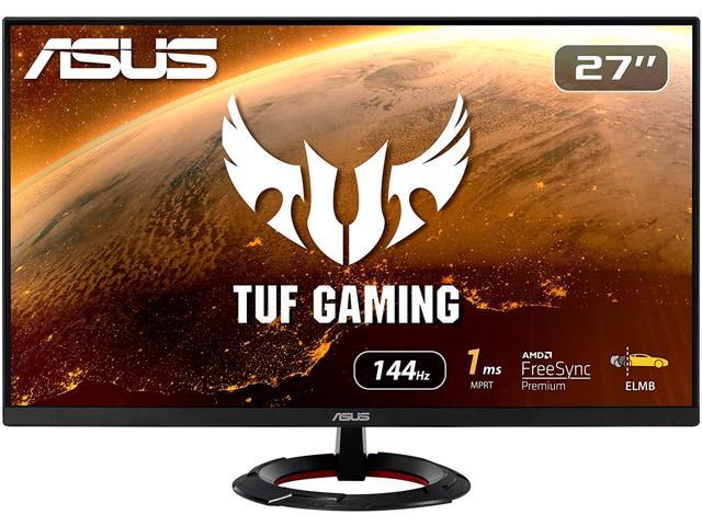 ASUS TUF Gaming 27" 1080P Monitor (VG279Q1R) - Full HD, IPS, 144Hz, 1ms, Extreme Low Motion Blur, Speaker, FreeSync™ Premium, Shadow Boost, VESA...