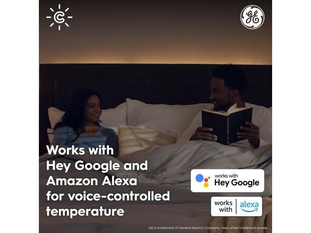 GE - Cync Smart Programmable Thermostat - Black - image 7