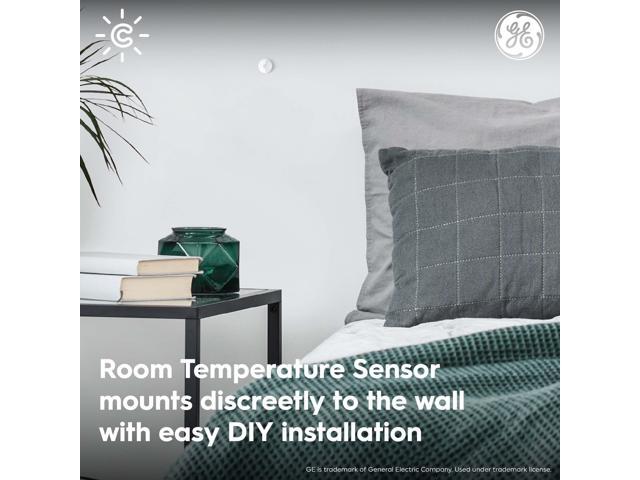 Cync - Smart Room Temperature Sensor, Pairs with the Smart Thermostat (sold separately) - White - image 6
