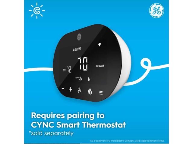 Cync - Smart Room Temperature Sensor, Pairs with the Smart Thermostat (sold separately) - White - image 3