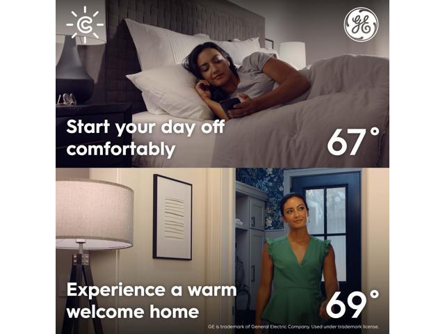 Cync - Smart Room Temperature Sensor, Pairs with the Smart Thermostat (sold separately) - White - image 7