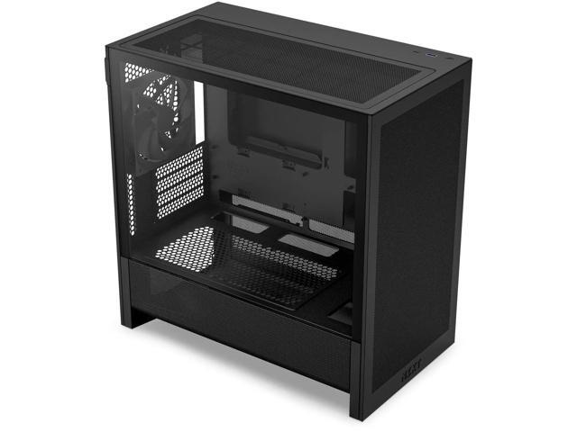 NZXT - H3 Flow Micro-ATX High-Airflow PC Case - Black - image 9