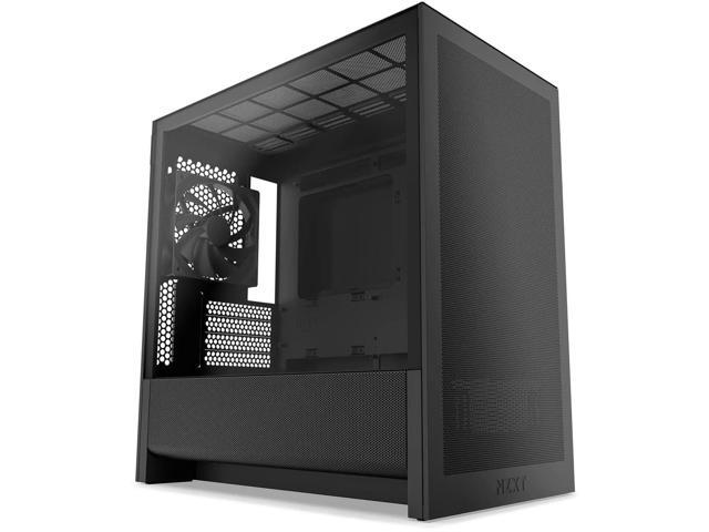 NZXT - H3 Flow Micro-ATX High-Airflow PC Case - Black - image 10