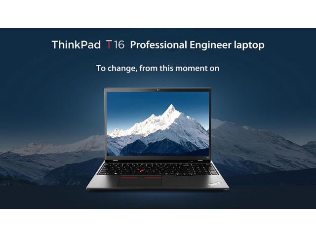 Lenovo ThinkPad T16 Gen 2 Business Laptop (16' FHD+ Anti-glare, 10-Core i7-1355U, 48GB DDR5 RAM, 2TB PCIe SSD), Fingerprint Reader, 1080p Webcam,...
