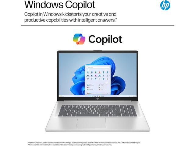 HP 17 Laptop (17.3' FHD Anti-Glare, AMD Ryzen 5 7430U, 16GB RAM, 512GB SSD, 6-Core (> i7-1165G7)), for Business, Enterprise, Students, Long Battery...