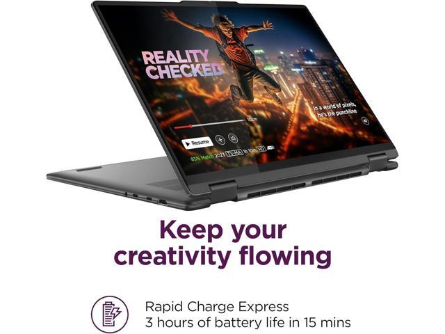 Lenovo Yoga 7i 2-in-1 Business Laptop (16' FHD+ Touchscreen, Intel Ultra 7 155U (Beat i7-1355U), 16GB DDR5 RAM, 1TB SSD) Backlit, Fingerprint, FHD...