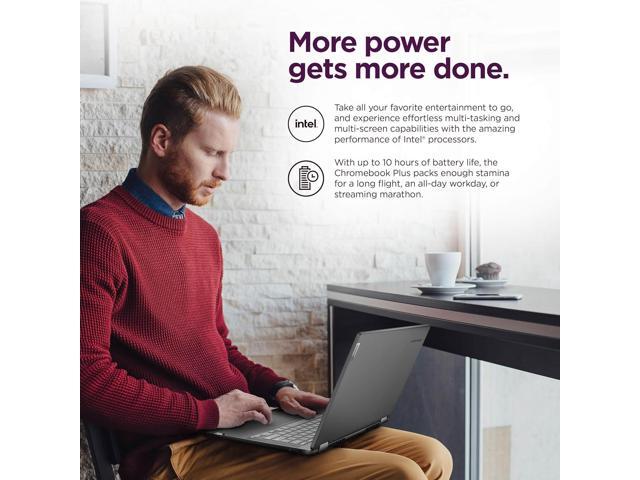 Lenovo Flex 5i Chromebook plus 14' FHD+ 2-in-1 Touchscreen Laptop (Intel 6-Core i3-1315U, 8GB RAM, 512GB SSD) Business, Home, Students, 1080p...