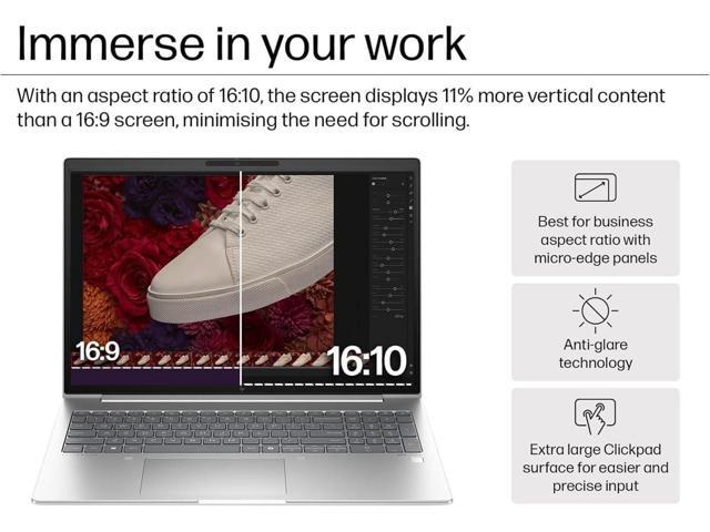 HP EliteBook 660 G11 Business AI PC Laptop (16' FHD+ Anti-Glare, Intel 12-Core Ultra 7 165U, 32GB DDR5, 1TB SSD), Backlit, Fingerprint, 5MP IR...