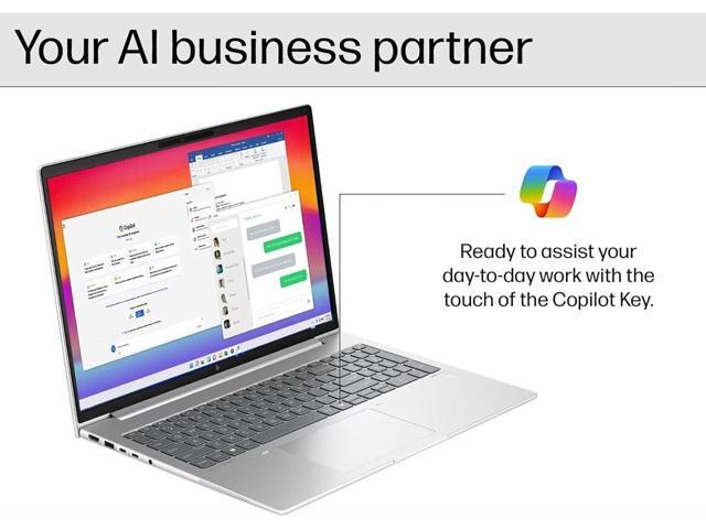HP EliteBook 660 G11 Business AI PC Laptop (16' FHD+ Anti-Glare, Intel 12-Core Ultra 7 165U, 32GB DDR5, 1TB SSD), Backlit, Fingerprint, 5MP IR...