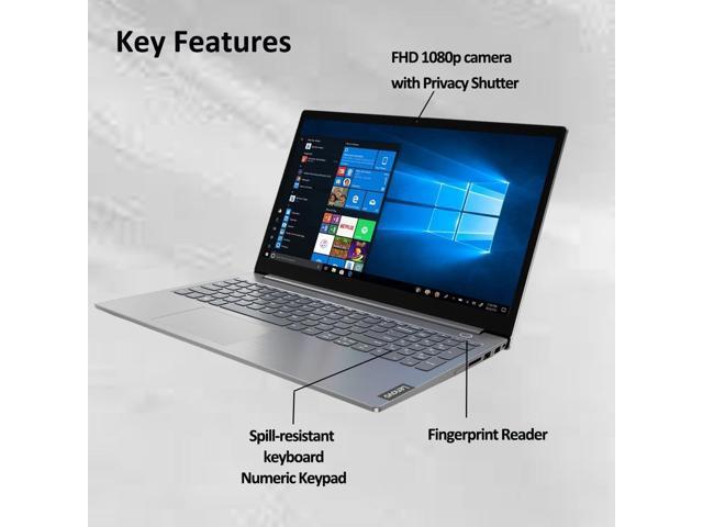 Lenovo ThinkBook 15 Business Laptop (15.6' FHD Anti-Glare, 16GB RAM, 512GB SSD, AMD Ryzen 7 5825U (> Ultra 7 155U)), FHD Webcam w/ Shutter,...