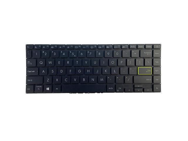 US Keyboard for ASUS E410 E410MA E410KA S433 S433EQ S433FA S433EA Backlit silver