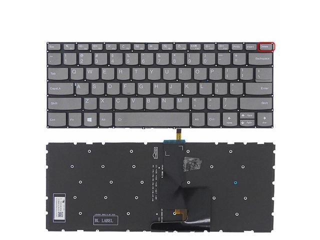 US Black Keyboard for Lenovo IDEapad V14 G1-IML no frame