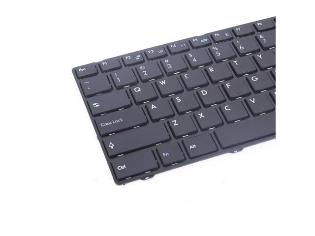 US Keyboard for MSI GX60 GE60 GE70 Black Frame Black Small Enter V123322CK1