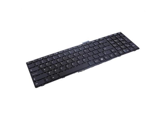 US Keyboard for MSI GX60 GE60 GE70 Black Frame Black Small Enter V123322CK1