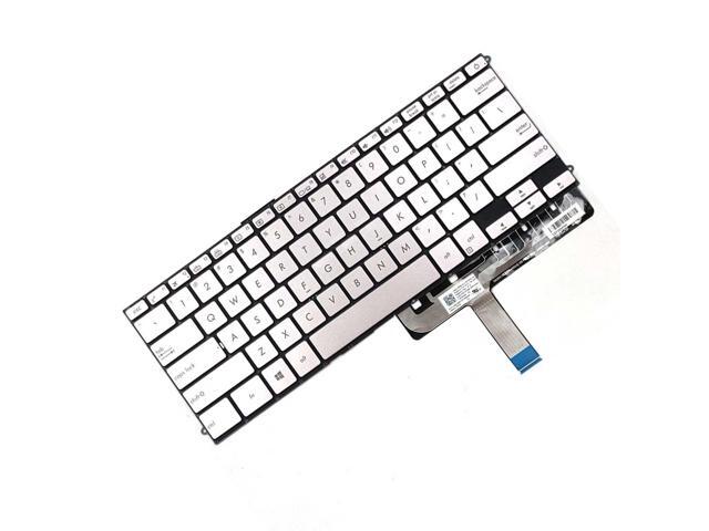 Keyboard for Asus Zenbook UX490 UX490U UX490UA UX490UAR UX490CA Silver-Gray color US