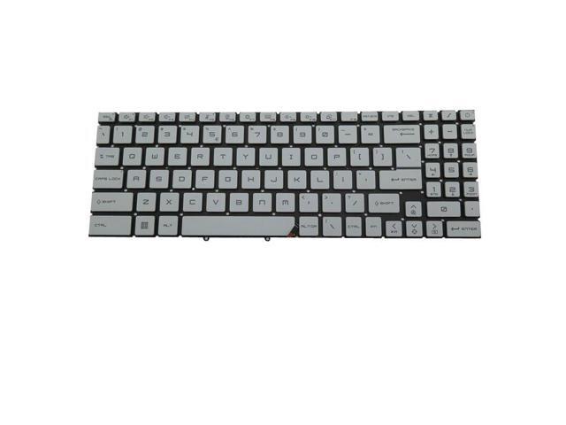 Backlit Keyboard For MSI Sword 15-A12U A12UC A12UD A12UE A12UG English No Frame