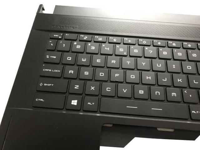 RGB Backlit PalmRestincluding US Keyboard For MSI GS66 Stealth MS-16V1 GS66 10SD 10SE SF