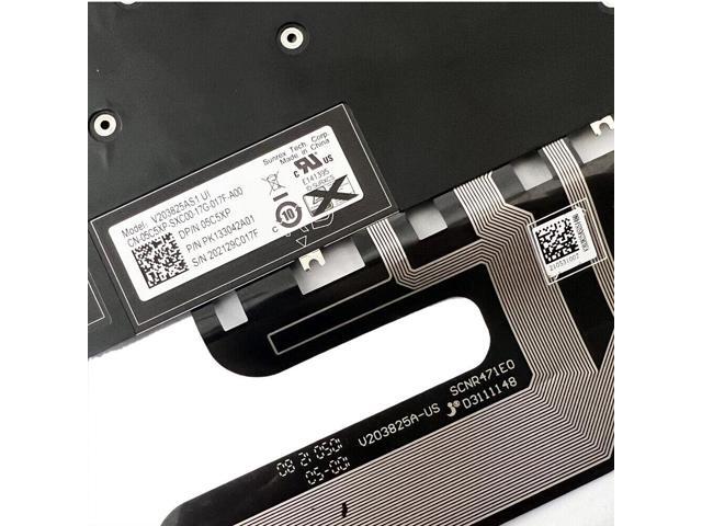US Backlit Keyboard for Dell ALIENWARE x15 R1 R2 PK133042A01 05C5XP