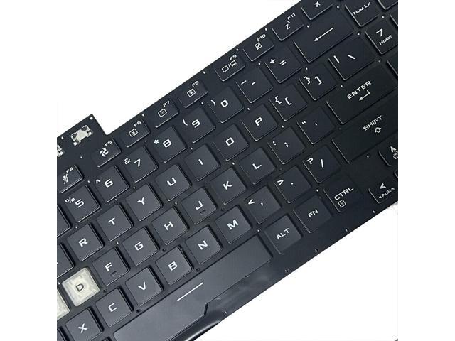 Black US Backlit Keyboard for ASUS TUF Gaming F15 FX506 FA506 FA506Q FX506L